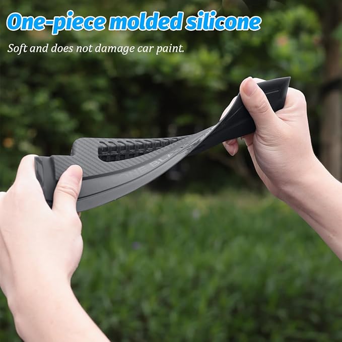 Car Window Squeegee, Soft Silicone 11.8 Inches Vehicle Cleaning Water Blade with Handle, One-Piece Auto Glass Water Wiper, Water Scraper Cleaner for Shower Doors Mirror, Drying Use