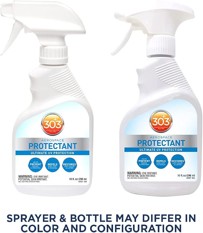 303 Aerospace Protectant for Vinyl, Plastic & Rubber, 10 oz | Provides UV protection while helping prevent fading, cracking, and discoloration.