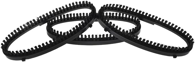 TEHAUX Garment Black Steamer Brush Head Steam for Attachment Replacement with Dust Removal Function Plastic Nozzle Clothes Home Use and Professional Laundry Services