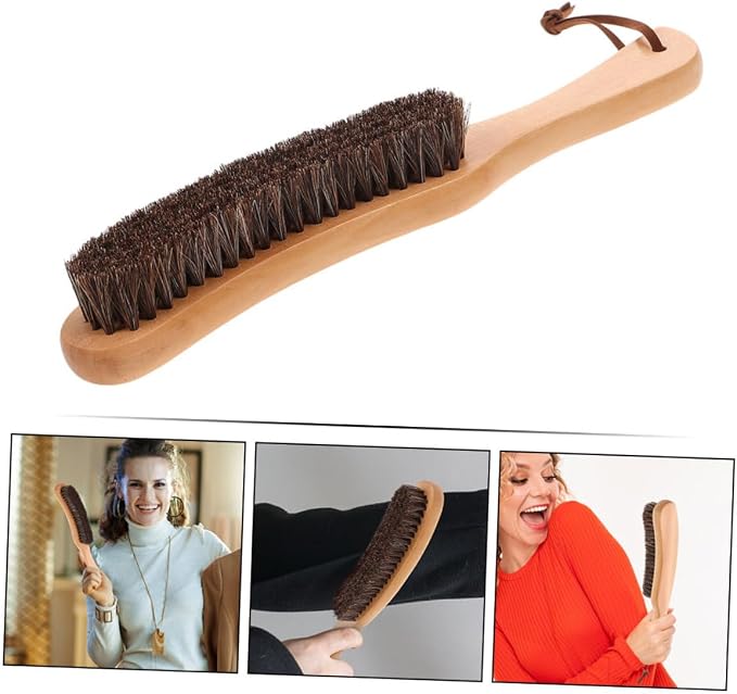2pcs Clothes Dust Brush Portable Soft Cleaning Brushes for Dust Removal Garments and Accessories Gentle Delicate Fabrics Ergonomic Design for Comfortable Use