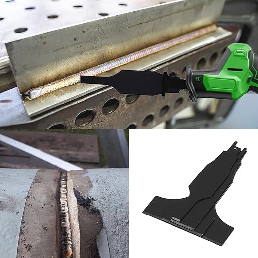 Reciprocating Saw Saber Blade, Sawzall Scraper Blades Multifunctional High Carbon Steel Tile Cleaning Tools Scraping Tool Attachment Floor Clean Scrapers Heavy Duty Tile Ground Mud Wall 4PCS