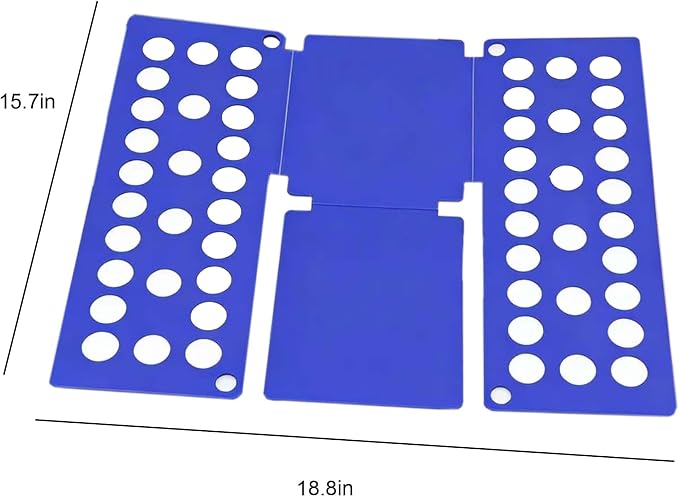 Clothes Folding Board, Blue Adjustable T-Shirt Folder,Kids clothes foldingboard 、Small Size for 1-9 Years Old、folding board for kids 15.7 x 18 Inch, Laundry Organizer for Adults and Kids(BLUE)