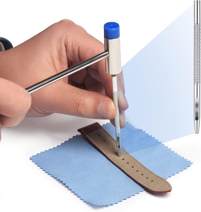 JOREST Watch Link Removal Tool Kit, Watch Band Tool for Watch Repair, Bracelet Adjustment, Replacement and Resizing, Watch Strap Link Remover, with 10 Spring Bars, 10 Pins, User Manual