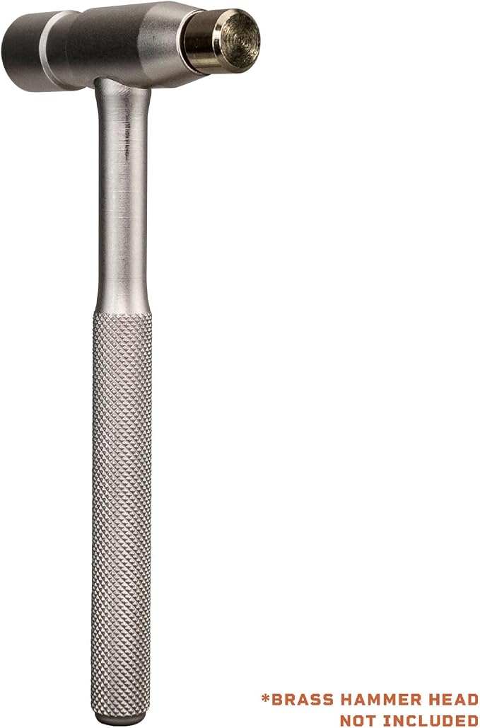 FIX IT STICKS Armorer's Hammer (FISHMRP) | Portable Nickel Plated Steel Hammer w/1/4" Magnetic Socket | Multi-Function Gunsmithing Tool w/Interchangeable Hammer Heads