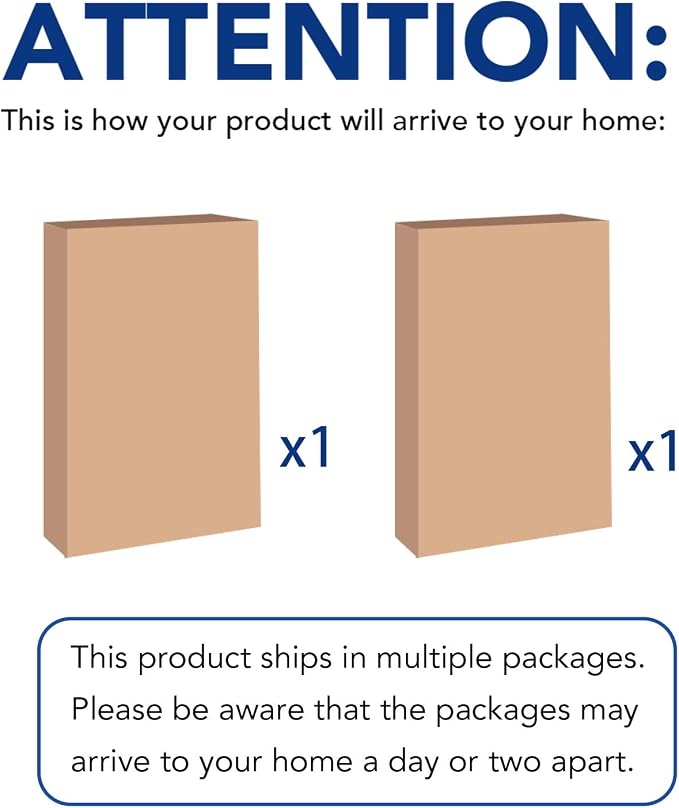 FLEXIMOUNTS 2 Pack 3x6 Overhead Garage Storage Adjustable Ceiling Rack 72" Length x 36" Width x 40" Height, 900lbs Total Weight Capacity, White, Classic Series