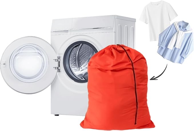 Extra Large Laundry Bag 30"x40", Varied Colors, 6 Pack | Travel Laundry Bags, Drawstring Closure, 30"x40", For college, dorm and apartment dwellers