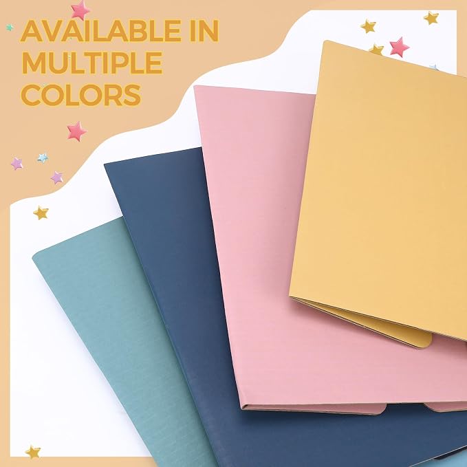 Mooliwe 4 Pack 21" x 14" Trifold Poster Board, Mini Foldable Corrugated Presentation Display Board with Scalloped Border for Science Fair Events, School Projects, Back to School Supplies