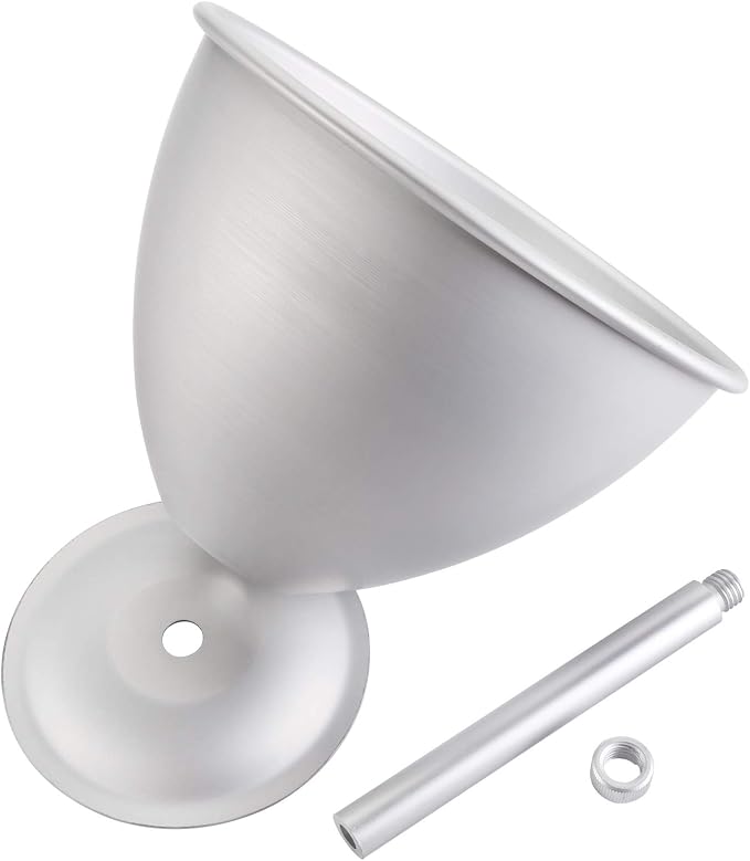 Cedilis 2 Pack Doll Cake Mold, 8 Inch and 6 Inch Princess Skirt Cake Pan, Non Stick Wonder Pan, Easy to Clean