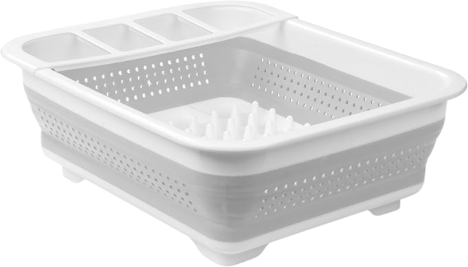madesmart Collapsible Drying Dish Rack | SINKWARE Collection | Easy Storage | BPA-Free