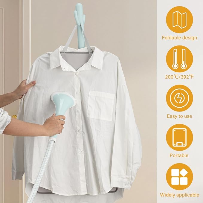 Steamer Board for Clothes,Stand for Steaming Clothes,Steamer Pad,Hanging Ironing Board,Steamer for Clothes,Hanging Steam Iron Pad (Steamer Board)