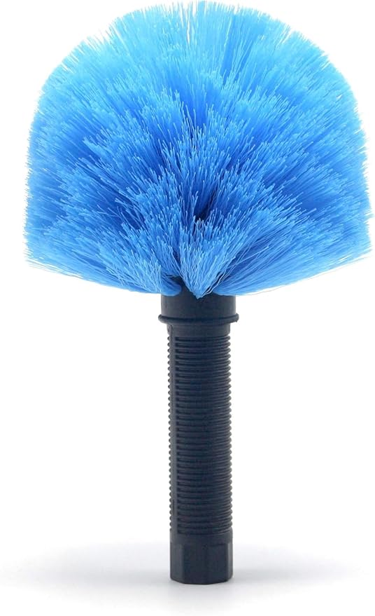 EVERSPROUT Cobweb Duster & 1.5 to 3 ft Pole, Indoor & Outdoor | Medium-Stiff Bristles, for Ceilings, Walls, Corners, Beams, Shelves, Window Screens and more, Lightweight, 3/4" Acme thread