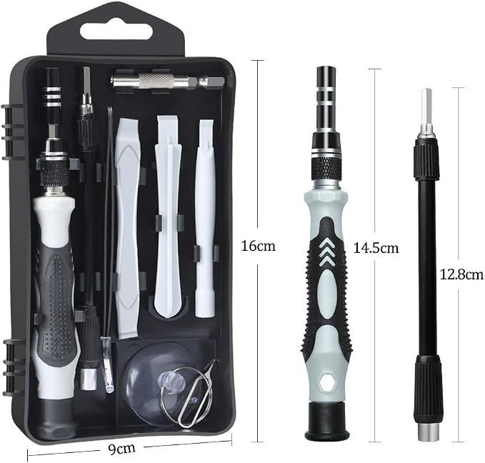 LIFEGOO Precision Screwdriver Set,Mini Repair Tool Kit with Torx Triwing Bits Repair for Electronics Computer, Macbook, Laptop, PC, RC, PS5, iphone,Jewelers, XBOX, Glasses,Camera,Eyeglasses