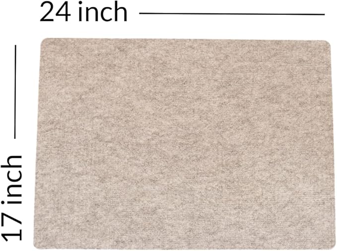Madam Sew Natural Wool Pressing mat for Quilting |100% Wool Felt Ironing Pad | Wool Ironing Mat for Quilters,Crisp Seams on Quilt Blocks,Sewing Projects & Embroidery- Ironing mat for Sewing XL17”x24”