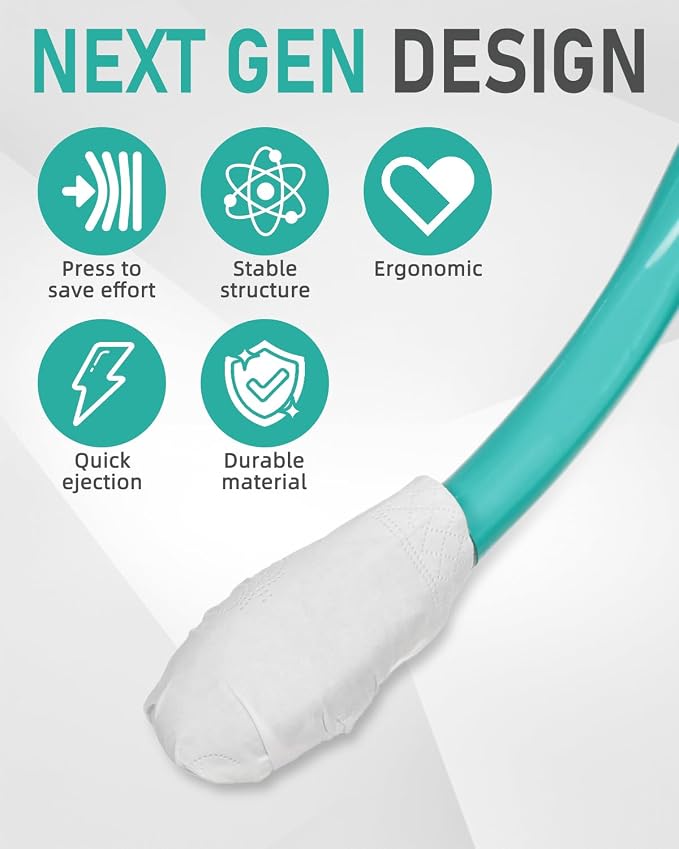 Extended Reach Butt Wiper Set - Includes 2 Toilet Aids for Wiping Tool and Butt Cleaner Bath Brush Long Handle - Bottom Buddy Wiping Aid for Disabled,Elderly,Pregnant（3 Pack）