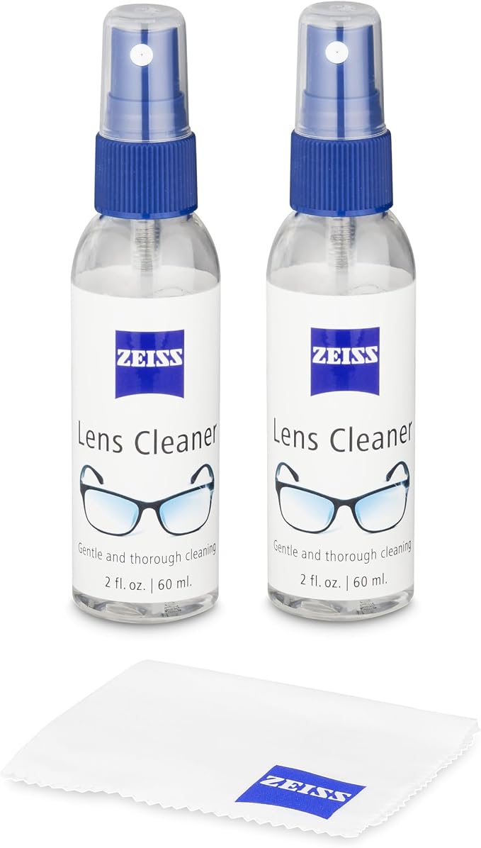 ZEISS (2 2 oz. Lens Cleaning Spray with Microfiber Cloth