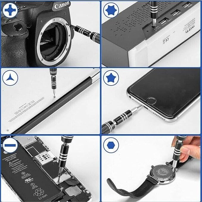 Ultimate 117 in 1 All-in-One Precision Screwdriver Kit: Professional Magnetic Tool Set for MacBook, iPhone, PS5/PS4/Xbox Console, Laptop, Watch, Electronics Repair