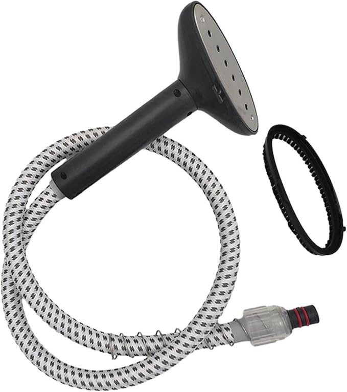 Garment Steamer Guide Hose Universal Ironing Machine Nozzle Replacement Steam Hose with Brush Spray Hanging Ironing Machine Parts Designed as Easy