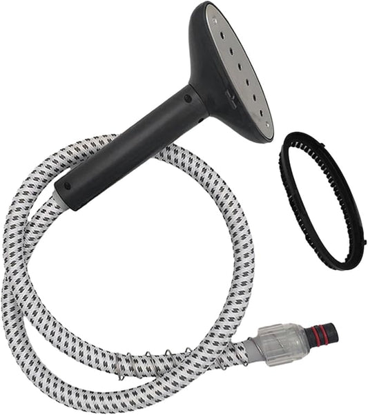 Garment Steamer Guide Hose Universal Ironing Machine Nozzle Replacement Steam Hose with Brush Spray Hanging Ironing Machine Parts Designed as Easy