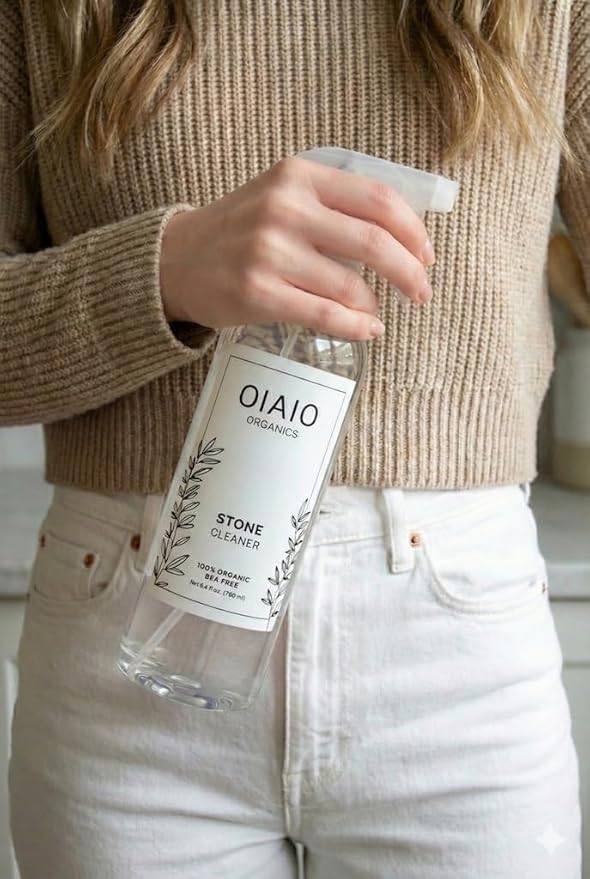 Non-Toxic Glass Cleaner - Natural Organic Ingredients that Truly Perform - 2 PACK (48oz) - Light Coconut & Bergamot Scent