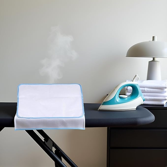 16x24 Heat-Resistant Ironing Mesh Pad - No Melt Scorch-Proof Fabric Protection for Home and Professional Ironing, Durable Pressing Cloth with Non-Stick Surface (Random Color)