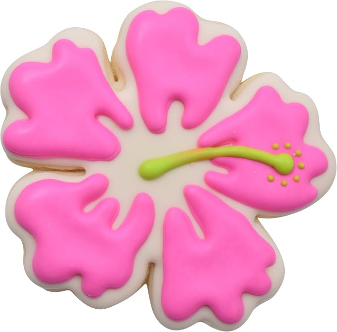 R&M Hibiscus Flower 3.5" Stainless Steel Cookie Cutter