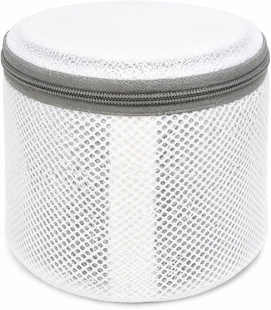 Laundry 360 Sanitized Mesh Wash Bra Bag for Delicates White Color | Protective Laundry Bag | Machine Washable Lingerie Net Bag