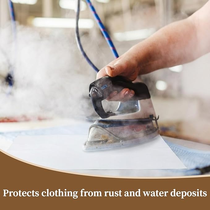 Gilprop 5 Pcs Pressing Cloth for Ironing 18 x 18 Inch Non Stick Ironing Cloth Protects Clothing from Rust and Water Deposits Reusable Pressing Sheet for Clothes Craft