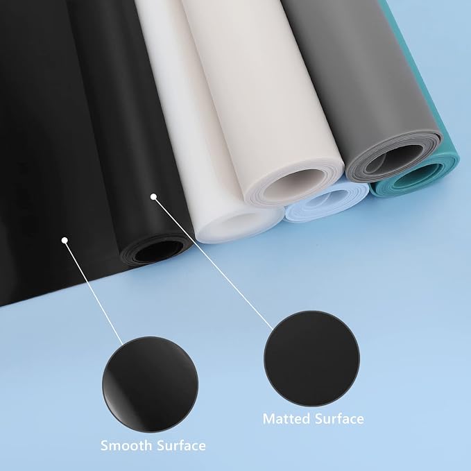 Gartful Silicone Mat for Kitchen Counter, 35" by 24" Extra Large Countertop Protector, 0.06" Thick Multipurpose Mat, Heat-Resistant Placemats, Desk Saver Pad, Table Dish Mat, Nonstick, Nonskid, Black