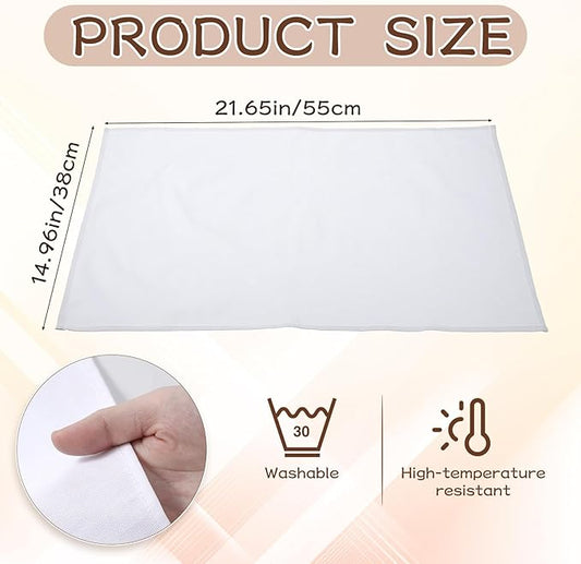 5 Pcs Pressing Cloth for Ironing, Iron Cloth 15 x 22 Inch Cotton Ironing Board Fabric Fabric Protector Press Tool for Sewing and Iron