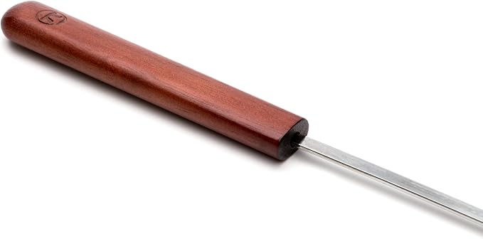 Outset QB50 Rosewood Collection Barbecue Skewers, Stainless Steel, Set of 4