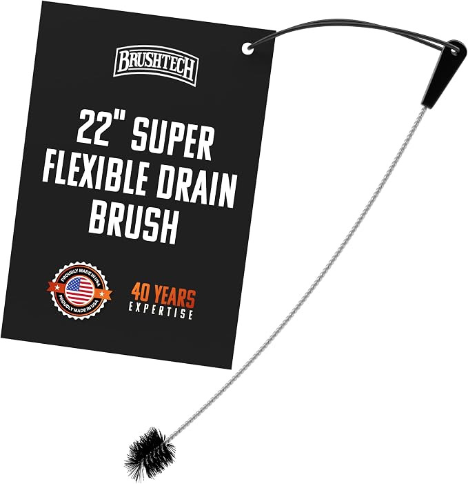 BRUSHTECH – Brushtech 22" Super Flexible Drain Brush - Black