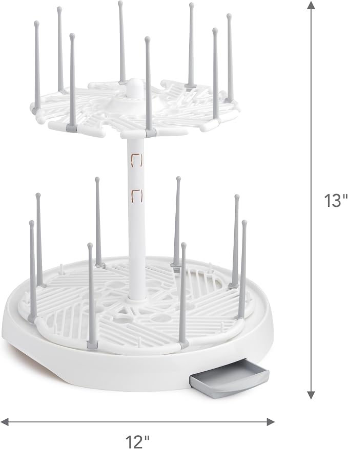 Munchkin® High Capacity Drying Rack for Baby Bottles and Accessories, White