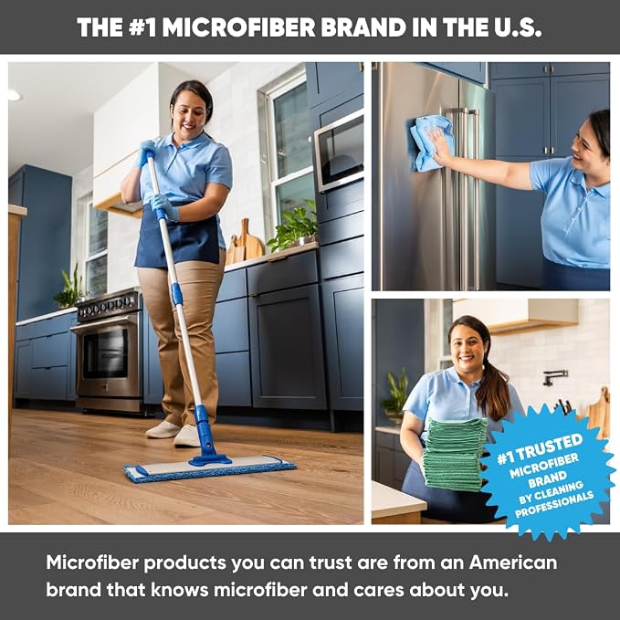 2 Pack of Microfiber Flexible Dusters | from Microfiber Wholesale | Clean Ceiling Fans, Cobwebs, Light Fixtures, Delicate Objects