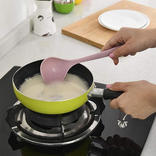 ZaoProteks Soup Ladle Spoon Great for Cooking, Soup, Chili, Gravy, Salad Dressing and Pancake Batter, 4 Pack