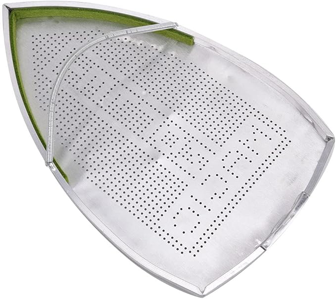 Ironing Shoe, Aluminium Cover Iron Shoe Ironing Shoe Compatible with Most Electric Steam Iron Electric Iron Shoes Cover Ironing Machine Accessories Prevents Scorching, Sticking