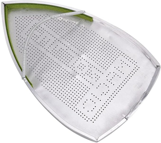 Ironing Shoe, Aluminium Cover Iron Shoe Ironing Shoe Compatible with Most Electric Steam Iron Electric Iron Shoes Cover Ironing Machine Accessories Prevents Scorching, Sticking