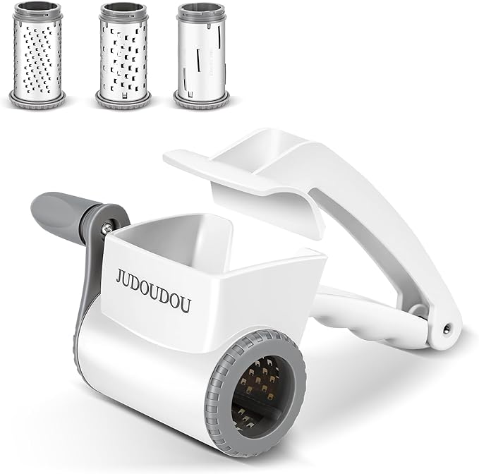 Cheese Grater Hand Crank,Classic Rotary Parmesan Cheese Shredder Handheld