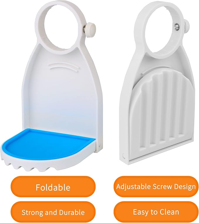 2 Pack Laundry Detergent Cup Holder Fabric Softener Drip Cup Holders Drip Catcher Tray with Fixing Screw Detergent Drip Catcher and Drip Tray Removable Silicone Pad LVYOUIF