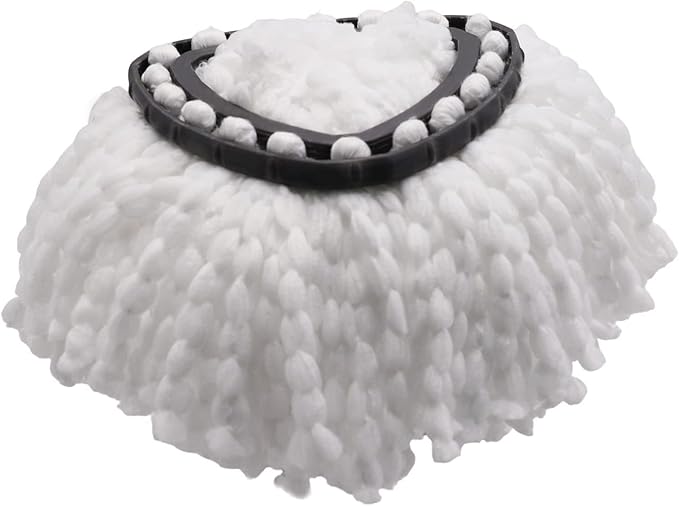 4 Pack Mop Heads Replacement Compatible with O-Ceda EasyWring Spin Mop, Microfiber Spin Mop Refill Easy Cleaning Mop Head Replacement for Floor Cleaning Deep Cleaning for Home Office