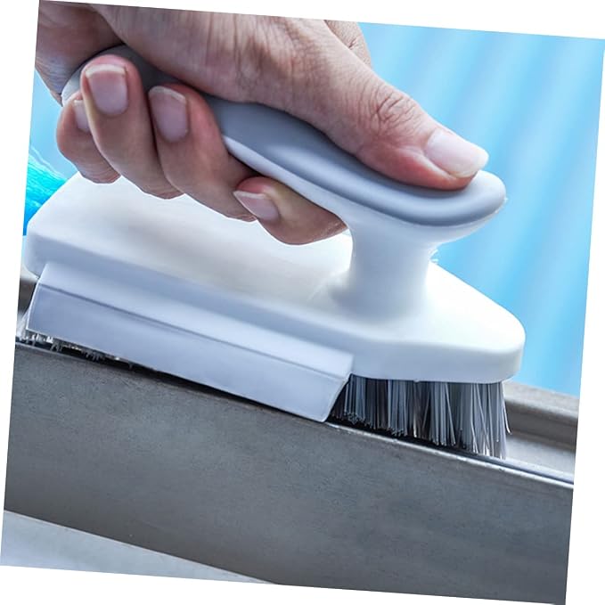 FOMIYES Bathroom Cleaner Brush Floor Gaps Cleaning Tool Window Track Brush Sturdy and Multi-Purpose