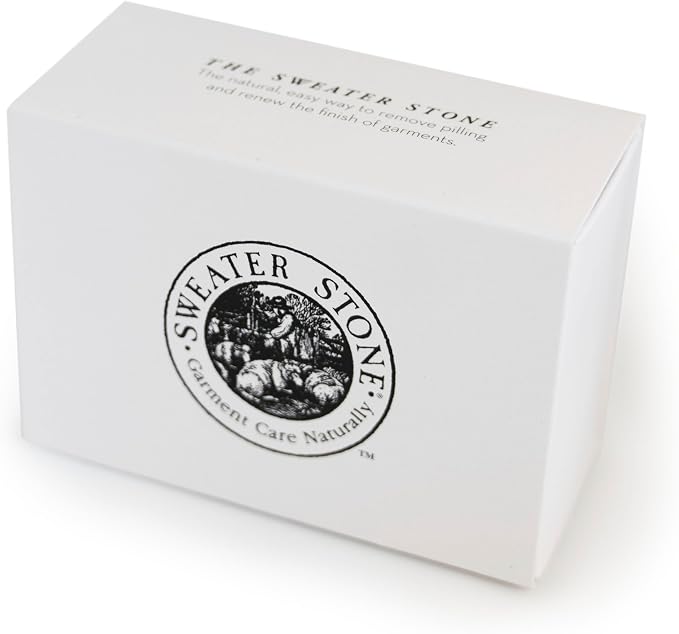 The Original Since 1985 - Garment Care for Sweaters and Knits - A Pumice-Like Brick for Removing Pilling and Balling - A Knitters Secret - Made in The USA
