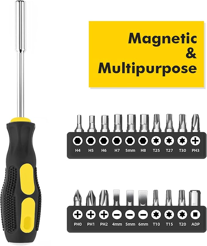 DOWELL Tool Set, 90 Piece Tool Kit with Wrench Set, Home Tools | wrenches, hammer, pliers, screwdrivers, rust-resistant steel, durable plastic case, ANSI certified