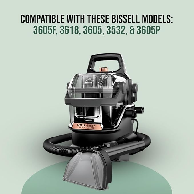 Replacement Accessories for Bissell Little Green HydroSteam Carpet Cleaners - Fits Models # 3618, 3605, 3532, 3700 (Self-Cleaning Hose Tool)