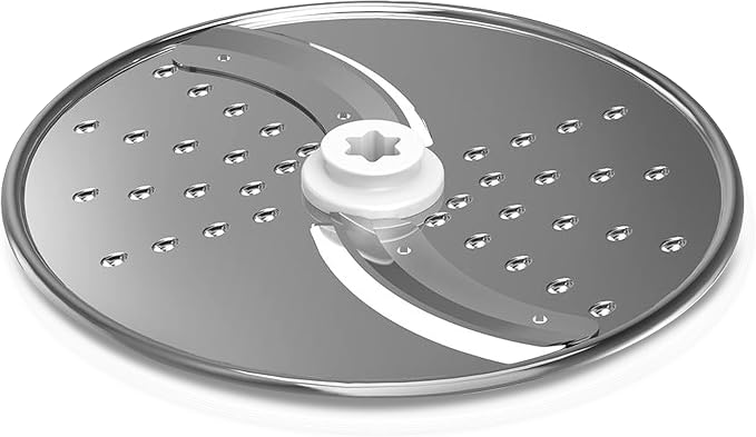 NutriChef Food Processor Slicing/Shredding Disc - Stainless Steel - Compatible with NCFP8 - Detachable & Removable - Dishwasher Safe - Easy to Install & Clean - Berry