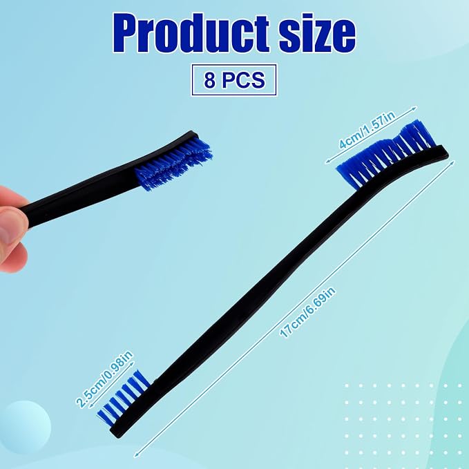Cleaning Brushes, Small Cleaning Brush Set Multifunctional Detail Clean Brush Tool for Kitchen Jewelry Small Objects