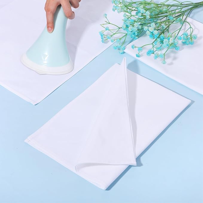 2 Pcs Cotton Ironing Cloth to Protect Clothes 20 X 27 Pressing Cloth for Ironing Fabric Press Clothing Sewing and Iron Fabric Protector Press Tool