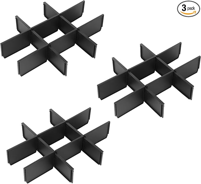 48-22-8473 Packout Dividers For Packout 3-Drawer Drawer Tool Box （Black， Pack of 3）