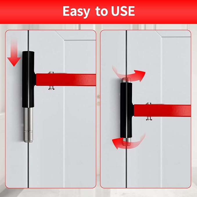 4-in-1 Door Hinge Adjustment Tool Kit, Professional Hinge Gap Adjusting Wrench for Cabinet Doors and Furniture Assembly, Heavy Duty Painted Steel Hinge Bender Wrench with Rubber Grip