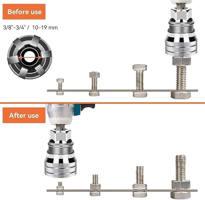 Multi-Function Universal Socket Wrench Tool - Universal Maintenance Tool, Adjustable Universal Socket Wrench for 3/8''-3/4'' Drive Ratchet Torque Wrench & Power Drill (2Sets)