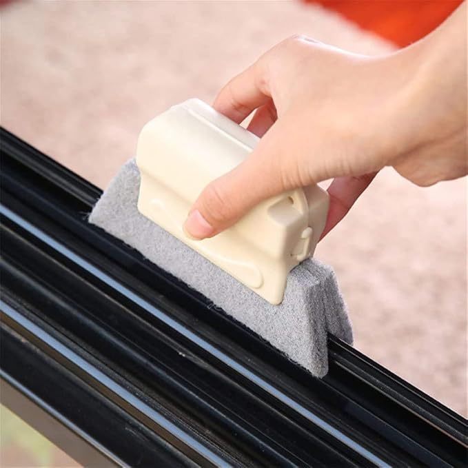 Groove Gap Cloth Window Door Track Multifunctional Cleaning Brush Color: Beige/Gray/Blue (Random Color Matching)3PCS | Multifunctional, Beige/Gray/Blue Random Color Matching